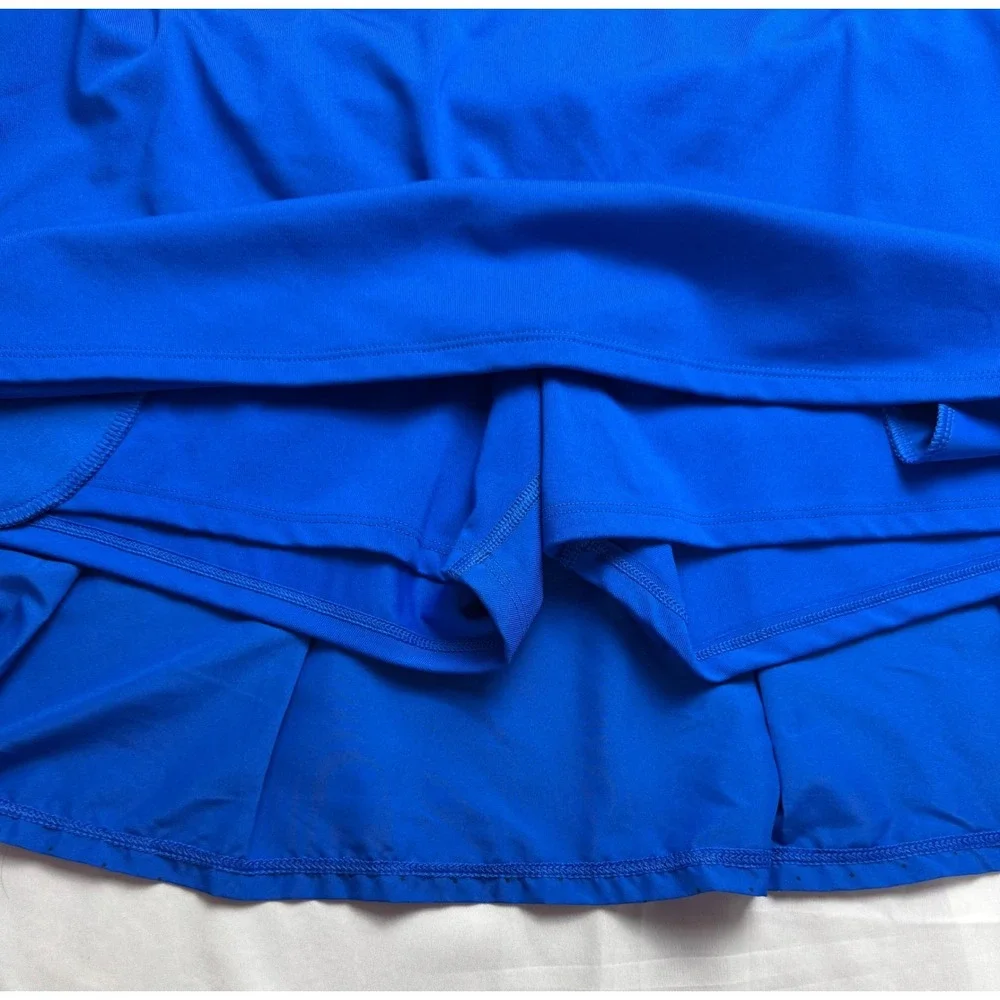 Under Armour HeatGear Royal Blue Athletic Skort Womens XL Pleated‎ Golf Tennis